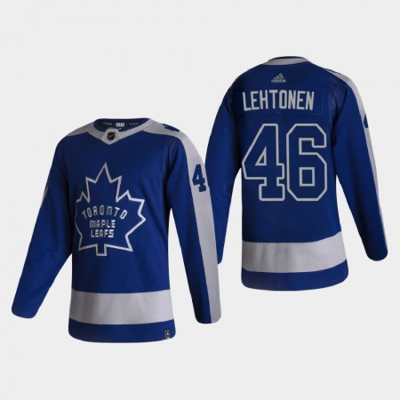Toronto Maple Leafs Mikko Lehtonen 46 2020-21 Reverse Retro Authentic Shirt - Mannen